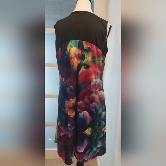 Shoreline Colorful Abstract Mini Dress - Picture 4 of 7